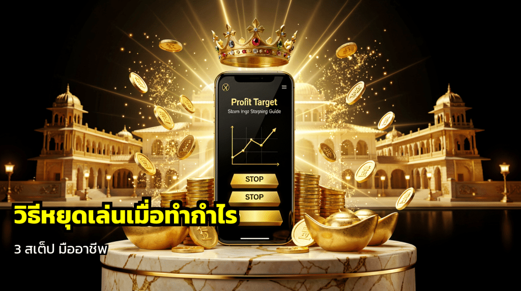 วิธีหยุดเล่นเมื่อทำกำไร
