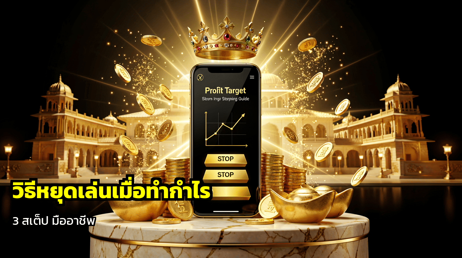 วิธีหยุดเล่นเมื่อทำกำไร